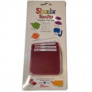 Provocraft Ellison Sizzix Sizzlits Retired Die Cuts / Tropical Fish Themed / New